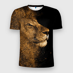 Мужская спорт-футболка Песчаный лев