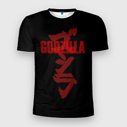 Футболка спортивная мужская Godzilla: Hieroglyphs, цвет: 3D-принт