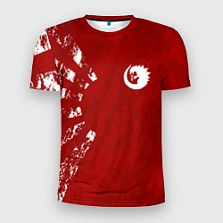 Мужская спорт-футболка Godzilla: Red Japan
