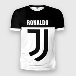 Футболка спортивная мужская Ronaldo Juve, цвет: 3D-принт