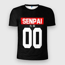 Футболка спортивная мужская Senpai 00: Black Style, цвет: 3D-принт