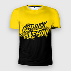 Футболка спортивная мужская GLHF: Yellow Style, цвет: 3D-принт