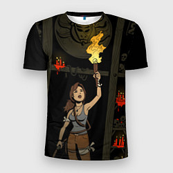 Футболка спортивная мужская Tomb Raider: Treasure hunt, цвет: 3D-принт