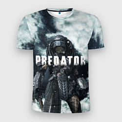 Футболка спортивная мужская Winter Predator, цвет: 3D-принт