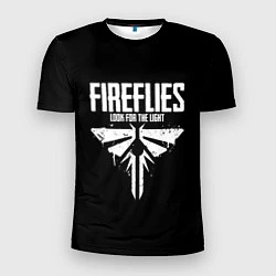 Футболка спортивная мужская Fireflies: White Logo, цвет: 3D-принт