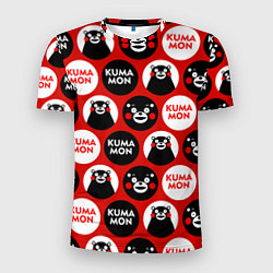 Футболка спортивная мужская Kumamon Pattern, цвет: 3D-принт