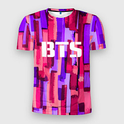 Футболка спортивная мужская BTS: Pink Colour, цвет: 3D-принт
