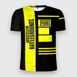 Мужская спорт-футболка PUBG: Yellow Lifestyle