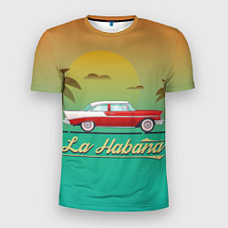 Футболка спортивная мужская La Habana, цвет: 3D-принт