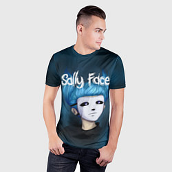 Футболка спортивная мужская Sally Face, цвет: 3D-принт — фото 2