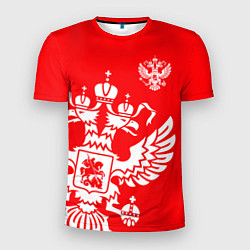 Мужская спорт-футболка Красная Россия