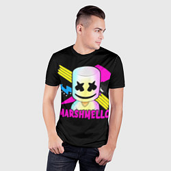 Футболка спортивная мужская Marshmello DJ, цвет: 3D-принт — фото 2