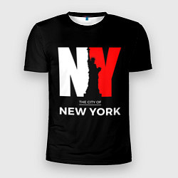 Футболка спортивная мужская New York City, цвет: 3D-принт