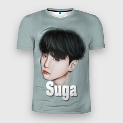 Футболка спортивная мужская BTS Suga, цвет: 3D-принт