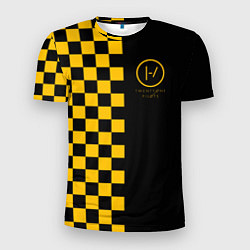 Мужская спорт-футболка 21 Pilots: Yellow Grid