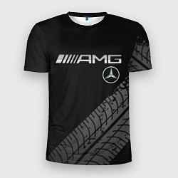 Футболка спортивная мужская Mercedes AMG: Street Racing, цвет: 3D-принт