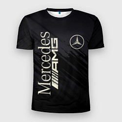 Футболка спортивная мужская Mercedes AMG: Black Edition, цвет: 3D-принт
