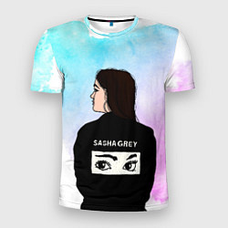 Футболка спортивная мужская Саша Грей Sasha Grey, цвет: 3D-принт