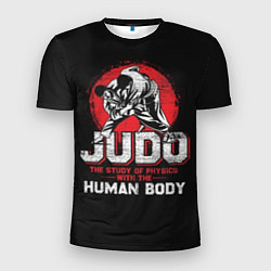 Мужская спорт-футболка Judo: Human Body