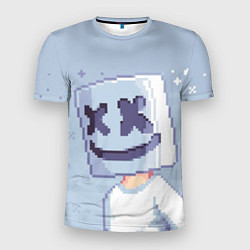 Мужская спорт-футболка Marshmello Pixel