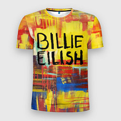 Футболка спортивная мужская Billie Eilish: Art, цвет: 3D-принт