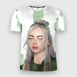 Футболка спортивная мужская Billie Eilish, цвет: 3D-принт