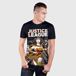 Футболка спортивная мужская Justice League, цвет: 3D-принт — фото 2