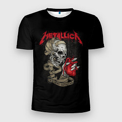 Футболка спортивная мужская Metallica, цвет: 3D-принт