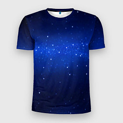 Футболка спортивная мужская BLUE STARRY SKY, цвет: 3D-принт