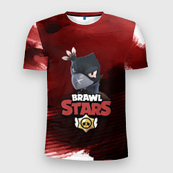 Футболка спортивная мужская BRAWL STARS CROW, цвет: 3D-принт