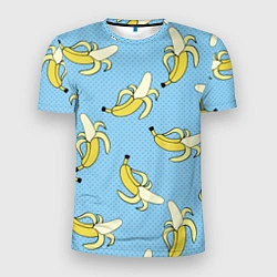 Мужская спорт-футболка Banana art