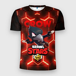 Футболка спортивная мужская BRAWL STARS CROW, цвет: 3D-принт