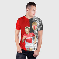 Футболка спортивная мужская Головин, цвет: 3D-принт — фото 2