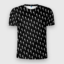 Мужская спорт-футболка LiL PEEP Pattern