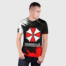 Футболка спортивная мужская UMBRELLA CORP, цвет: 3D-принт — фото 2