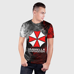 Футболка спортивная мужская UMBRELLA CORP, цвет: 3D-принт — фото 2