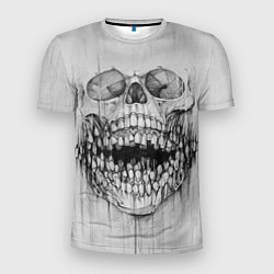 Мужская спорт-футболка Dentist skull