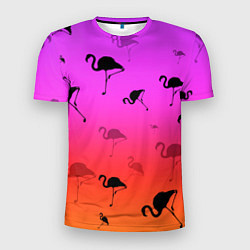 Футболка спортивная мужская Фламинго, цвет: 3D-принт