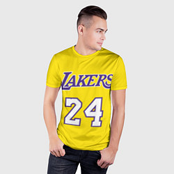 Футболка спортивная мужская Kobe Bryant 24, цвет: 3D-принт — фото 2