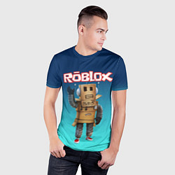 Футболка спортивная мужская ROBLOX, цвет: 3D-принт — фото 2