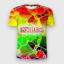 Футболка спортивная мужская Роблокс, цвет: 3D-принт