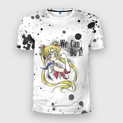 Мужская спорт-футболка Sailor Moon We can do it!