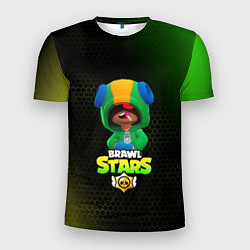 Футболка спортивная мужская BRAWL STARS Leon, цвет: 3D-принт