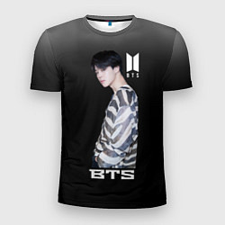 Футболка спортивная мужская BTS, цвет: 3D-принт