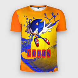 Футболка спортивная мужская Sonic - Соник, цвет: 3D-принт