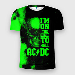 Мужская спорт-футболка I'm on the highway to hell ACDC