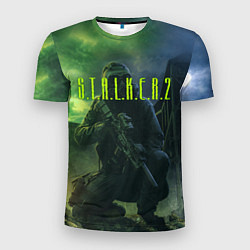 Футболка спортивная мужская STALKER 2, цвет: 3D-принт