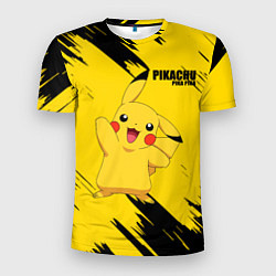 Мужская спорт-футболка PIKACHU: PIKA PIKA