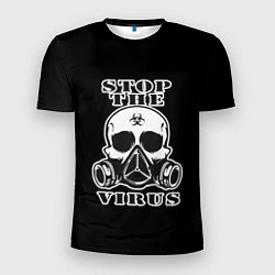 Мужская спорт-футболка Stop The Virus
