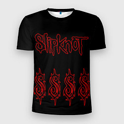 Футболка спортивная мужская Slipknot 5, цвет: 3D-принт